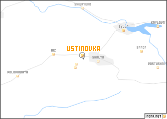 map of Ustinovka
