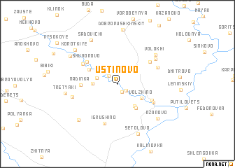 map of Ustinovo