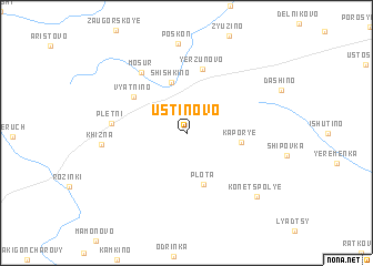 map of Ustinovo