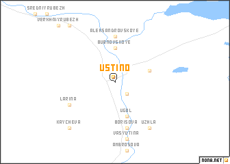 map of Ustino