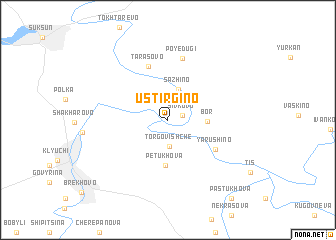map of Ust\