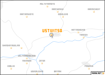 map of Ustivitsa