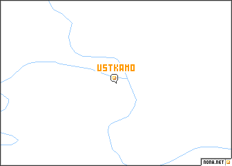 map of Ust\