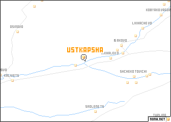 map of Ust\