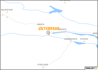 map of Ust\