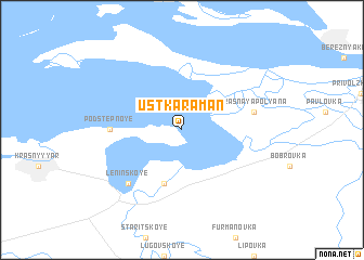 map of Ust\