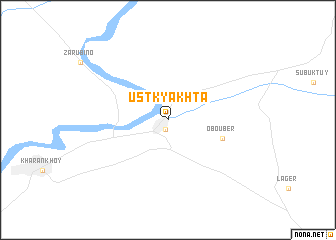 map of Ust\