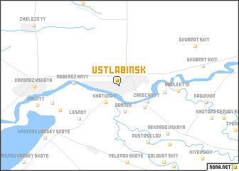 map of Ust\
