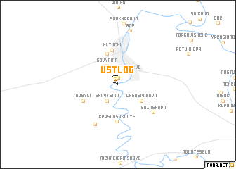 map of Ust\