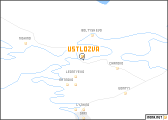 map of Ust\