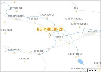 map of Ust\
