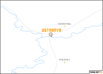 map of Ust\