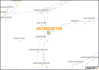 map of Ust\