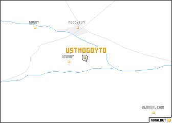 map of Ust\