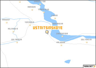 map of Ust\