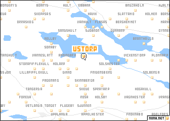 map of Ustorp