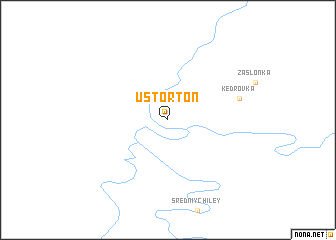 map of Ust\