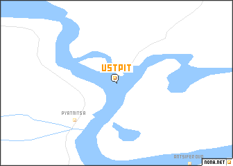 map of Ust\