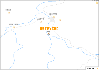 map of Ust\
