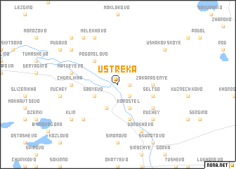map of Ustreka