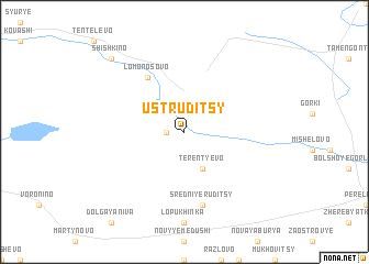 map of Ust\