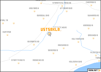 map of Ust\