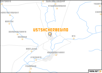 map of Ust\