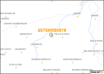 map of Ust\
