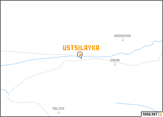 map of Ust\