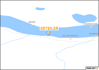 map of Ust\