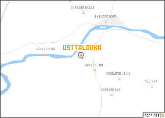 map of Ūst\