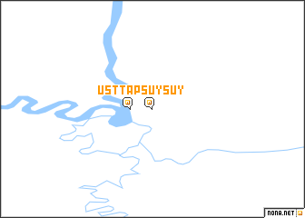map of Ust\