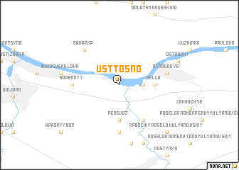 map of Ust\