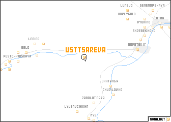 map of Ust\