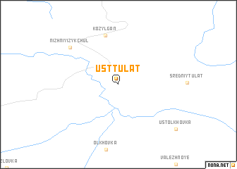 map of Ust\