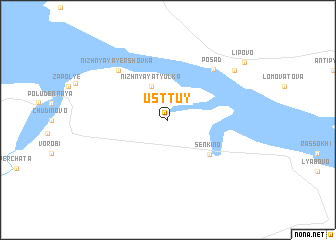 map of Ust\