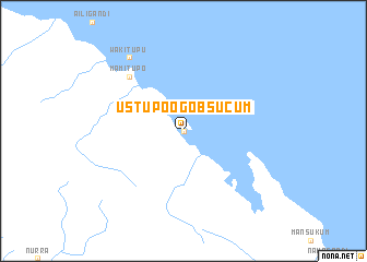 map of Ustupo Ogobsucum