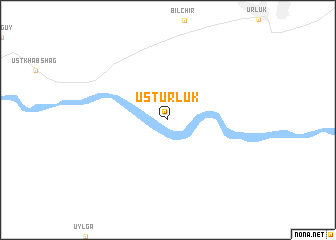 map of Ust\