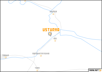 map of Ust\