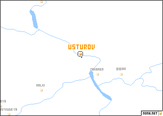 map of Ust\