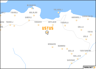 map of Üstüs