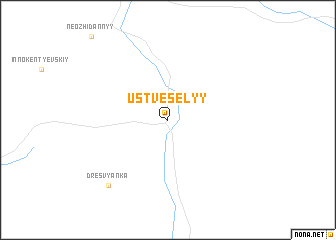 map of Ust\