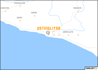 map of Ust\