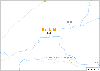 map of Ust\