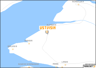 map of Ust\