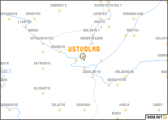 map of Ust\