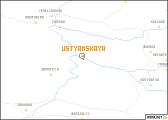 map of Ust\