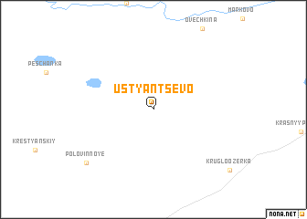 map of Ust\