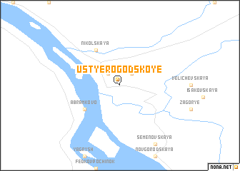 map of Ust\