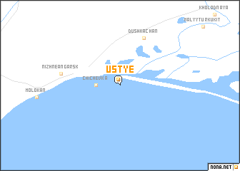 map of Ust\